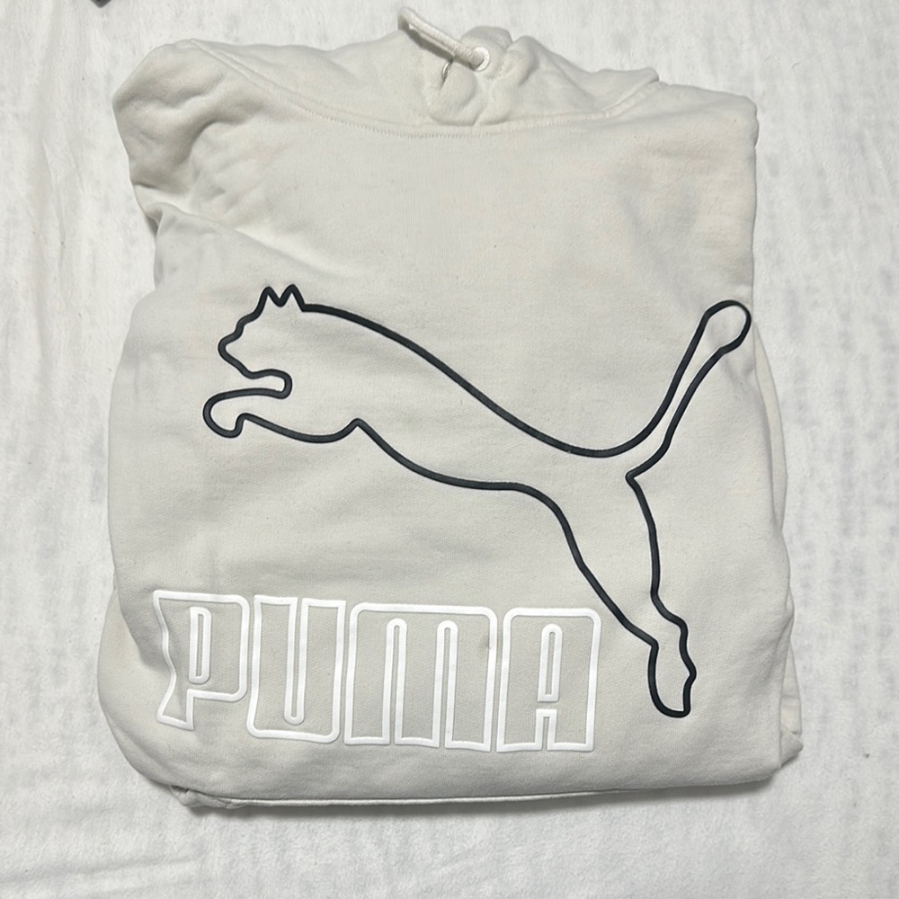 Puma White Hoodie